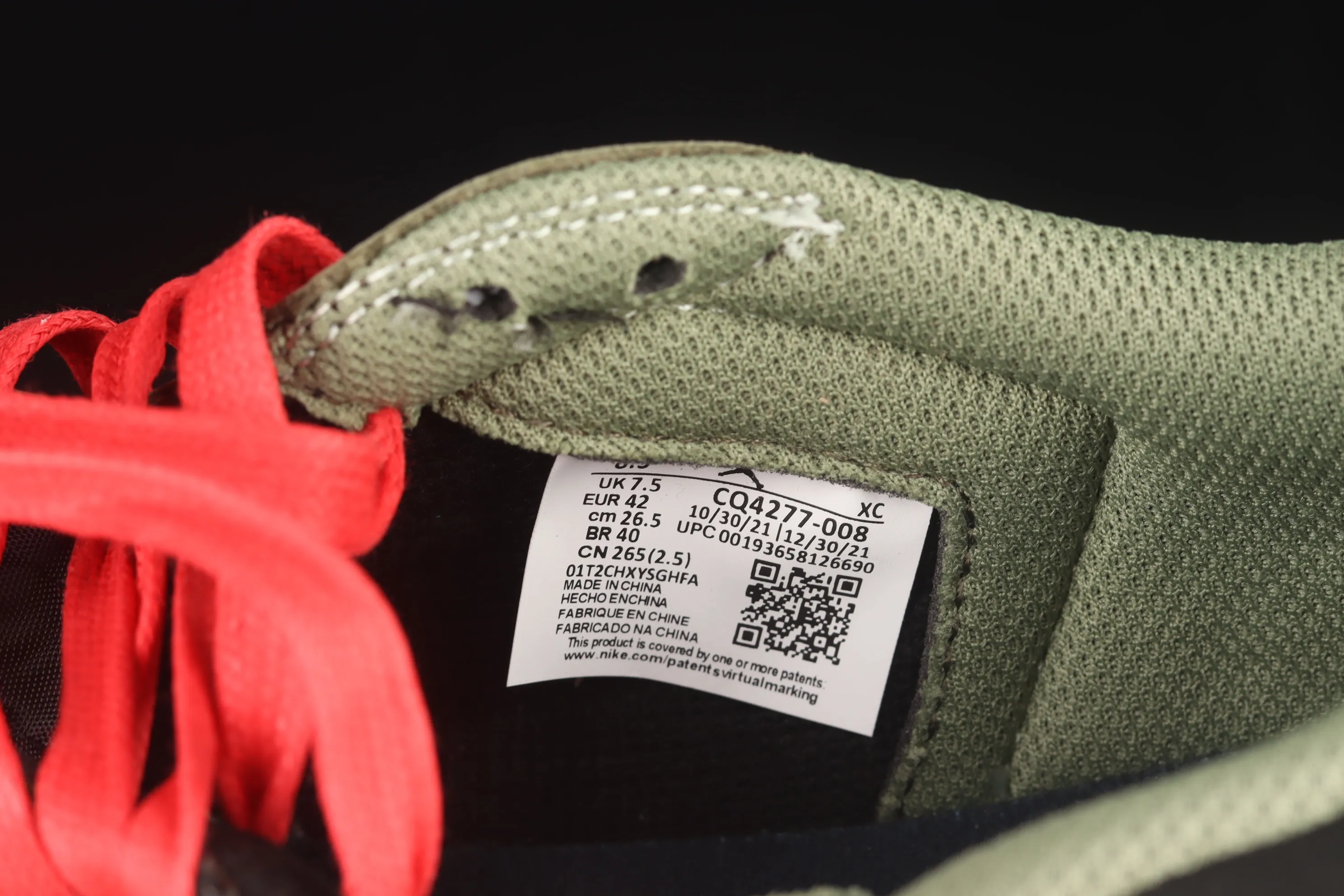 All Categories Air Jordan Jordan Series Basketball Shoes Air Jordan 1 Low Travis Scott x Air Jordan 1 Low AJ1 Joe 1 Black Green Undercut Low-top Cultural Sneakers CQ4277-008